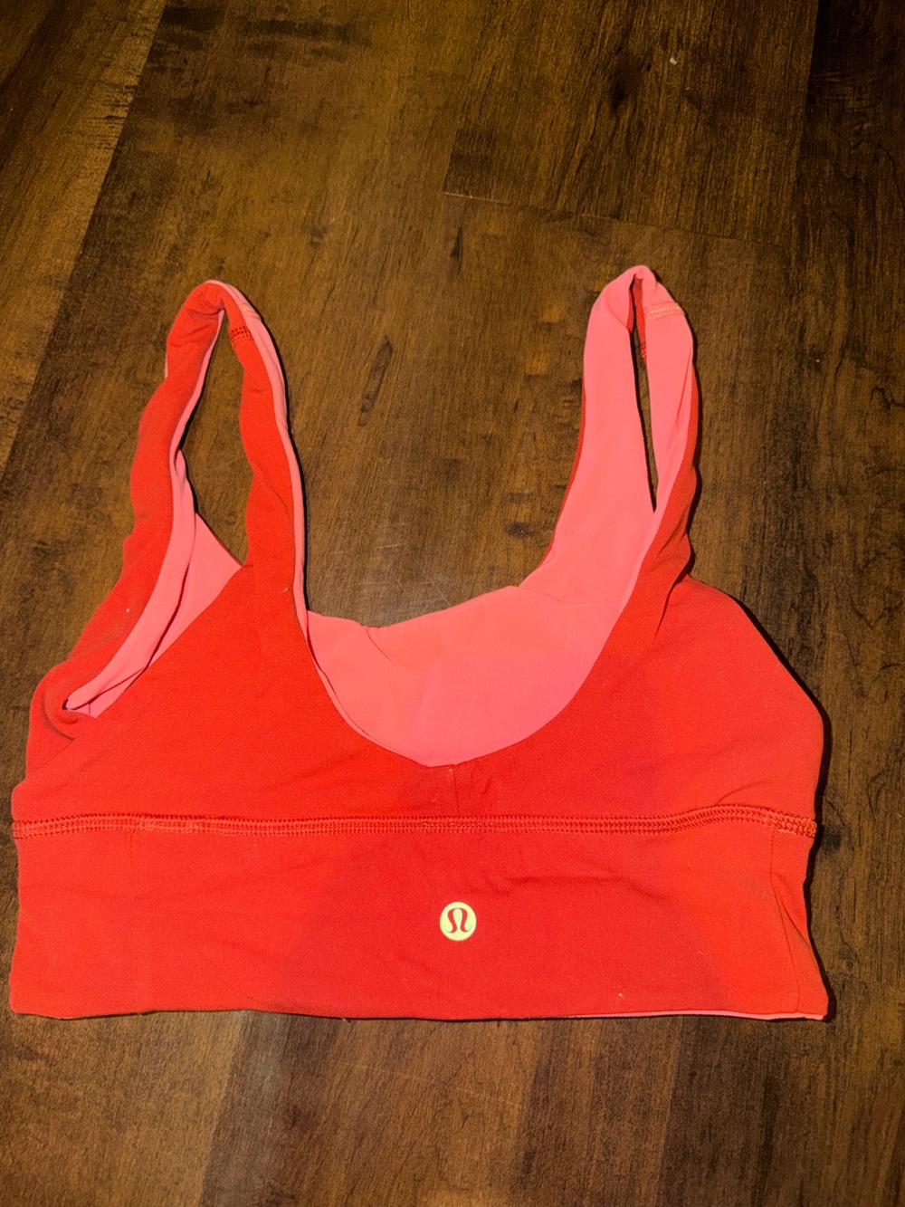 lululemon athletica Reversible Red & Pink Sports Bra